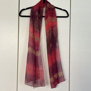 Perry Ellis Sheer Scarf in Beautiful Print